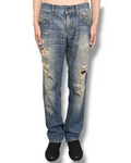 DOLCE&GABBANA damaged denim pants
