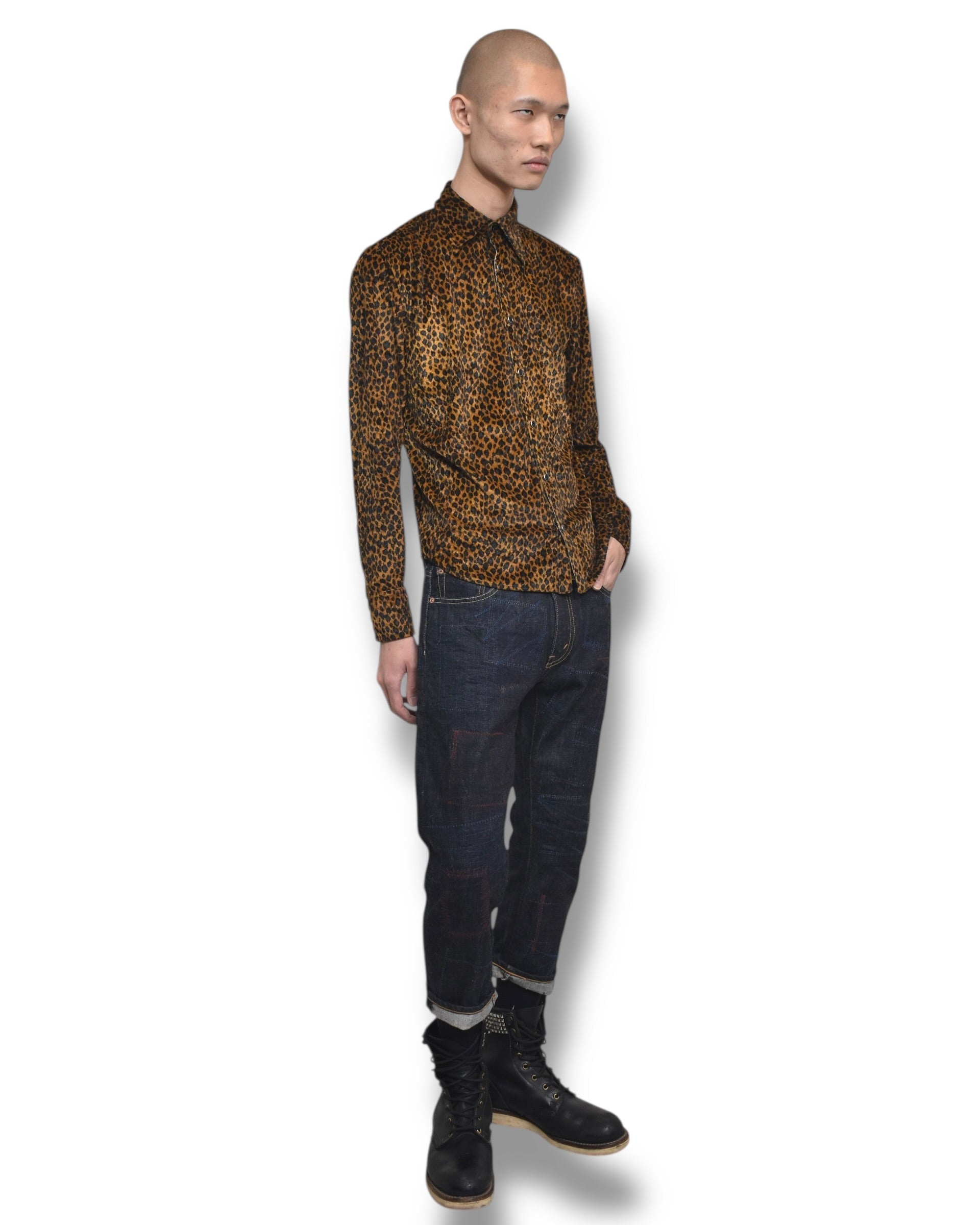 YASUYUKI ISHII leopard shirt