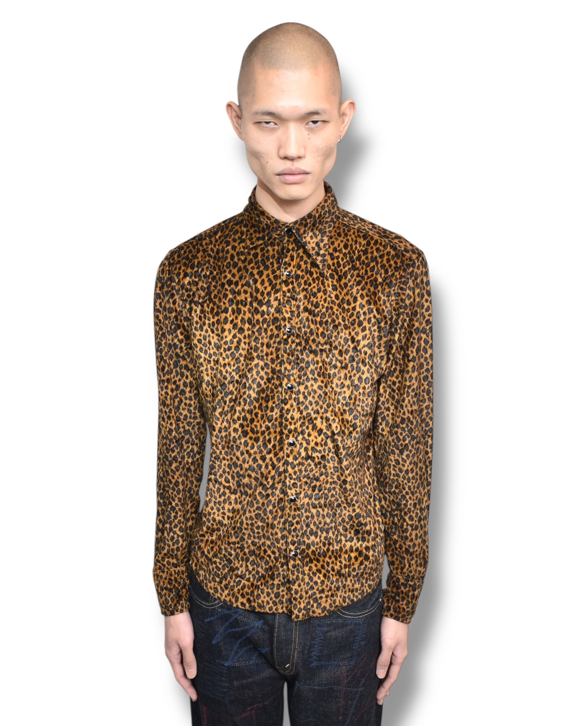 YASUYUKI ISHII leopard shirt