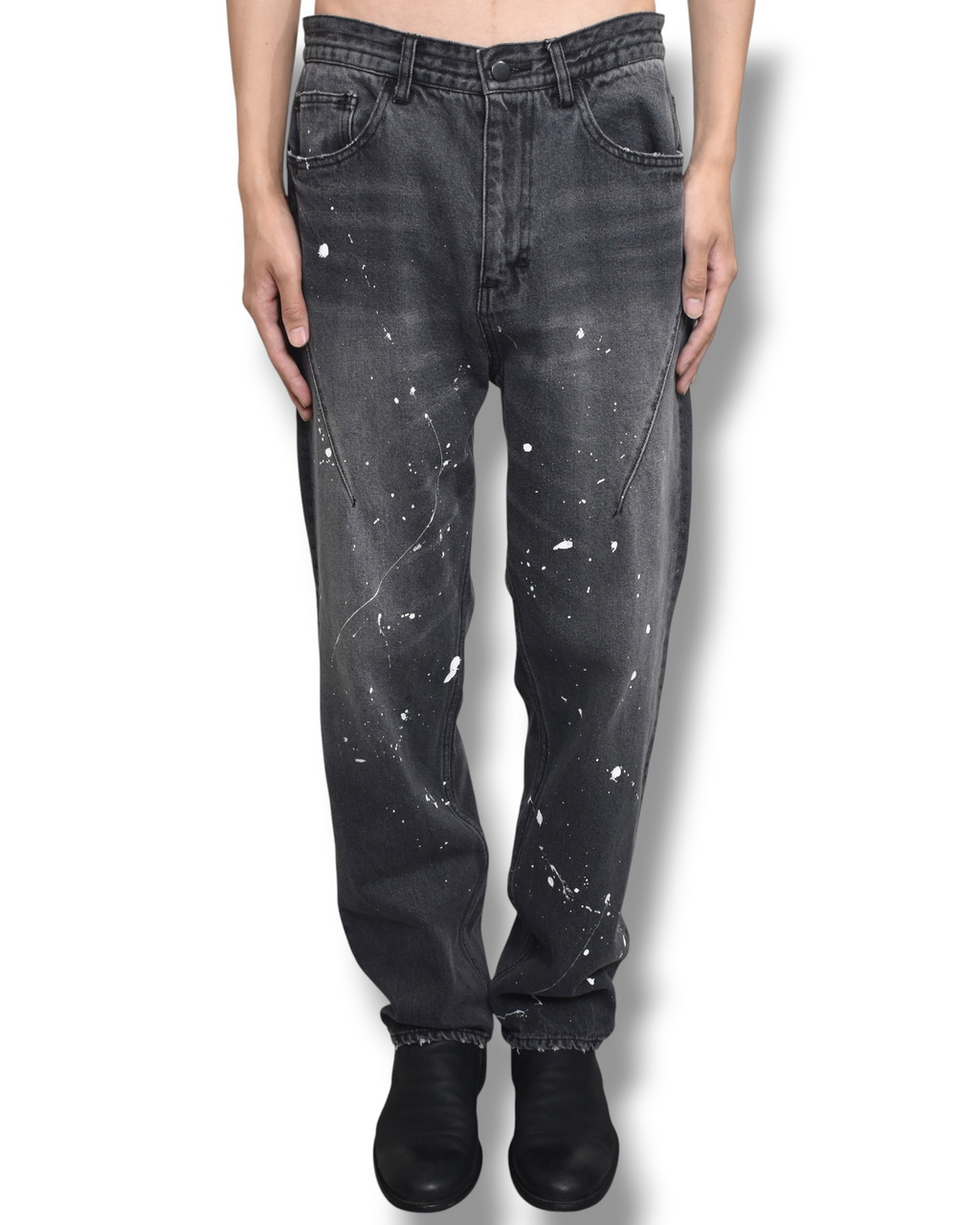 NUMBER NINE faded denim pants