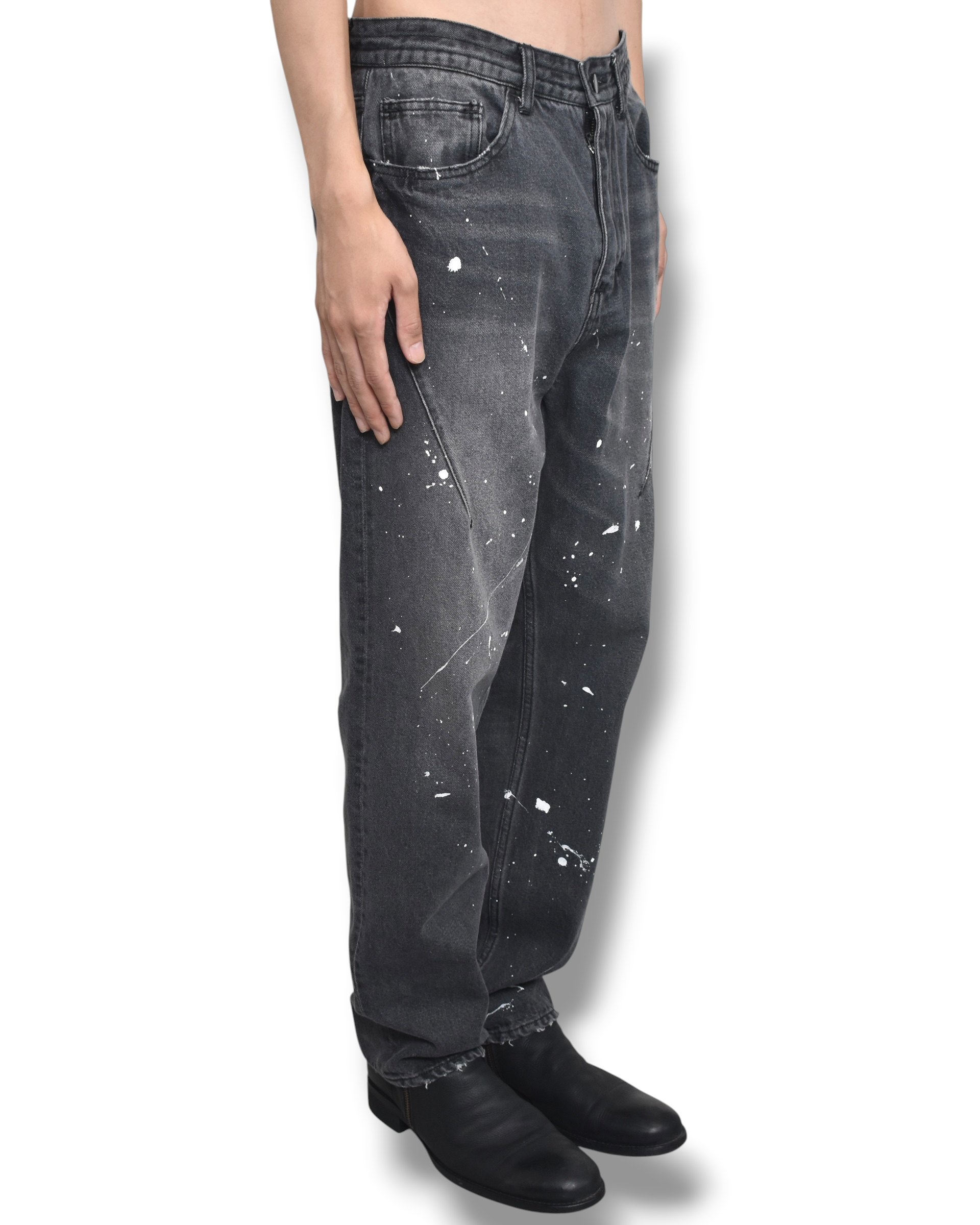 NUMBER NINE faded denim pants