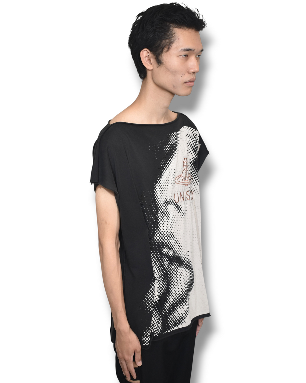 WORLDS END face graphic T-shirt