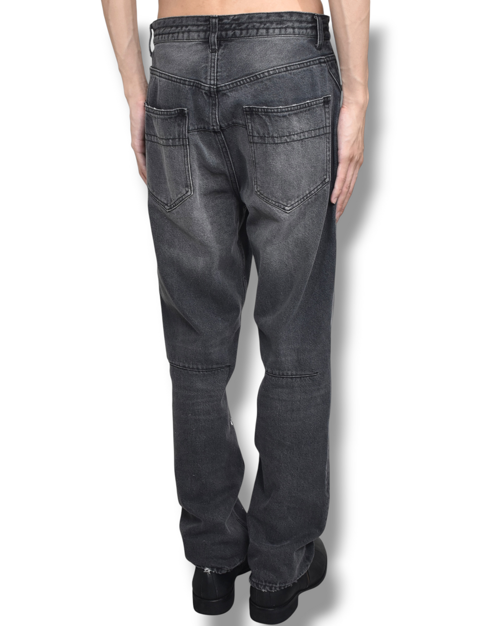 NUMBER NINE faded denim pants