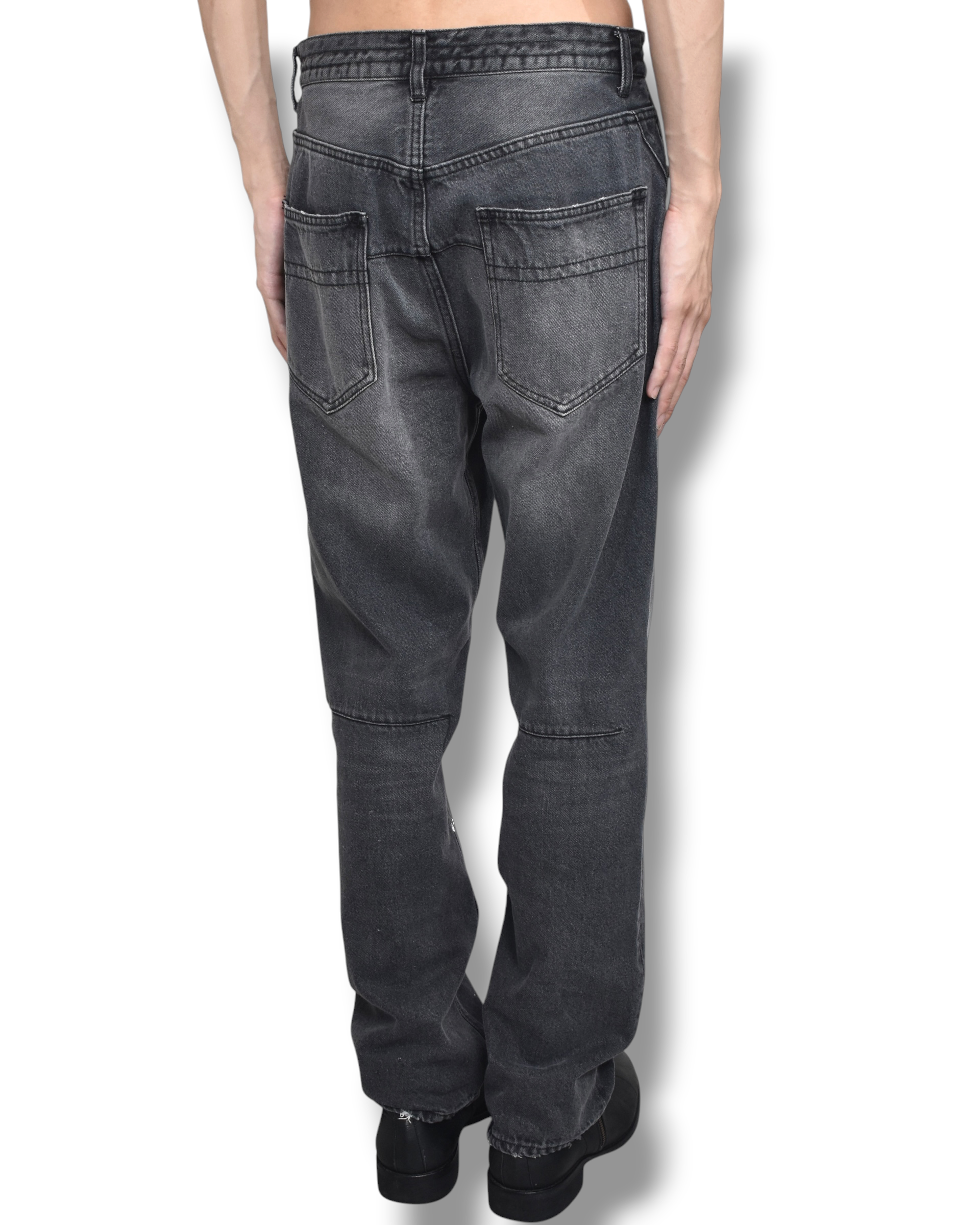 NUMBER NINE faded denim pants