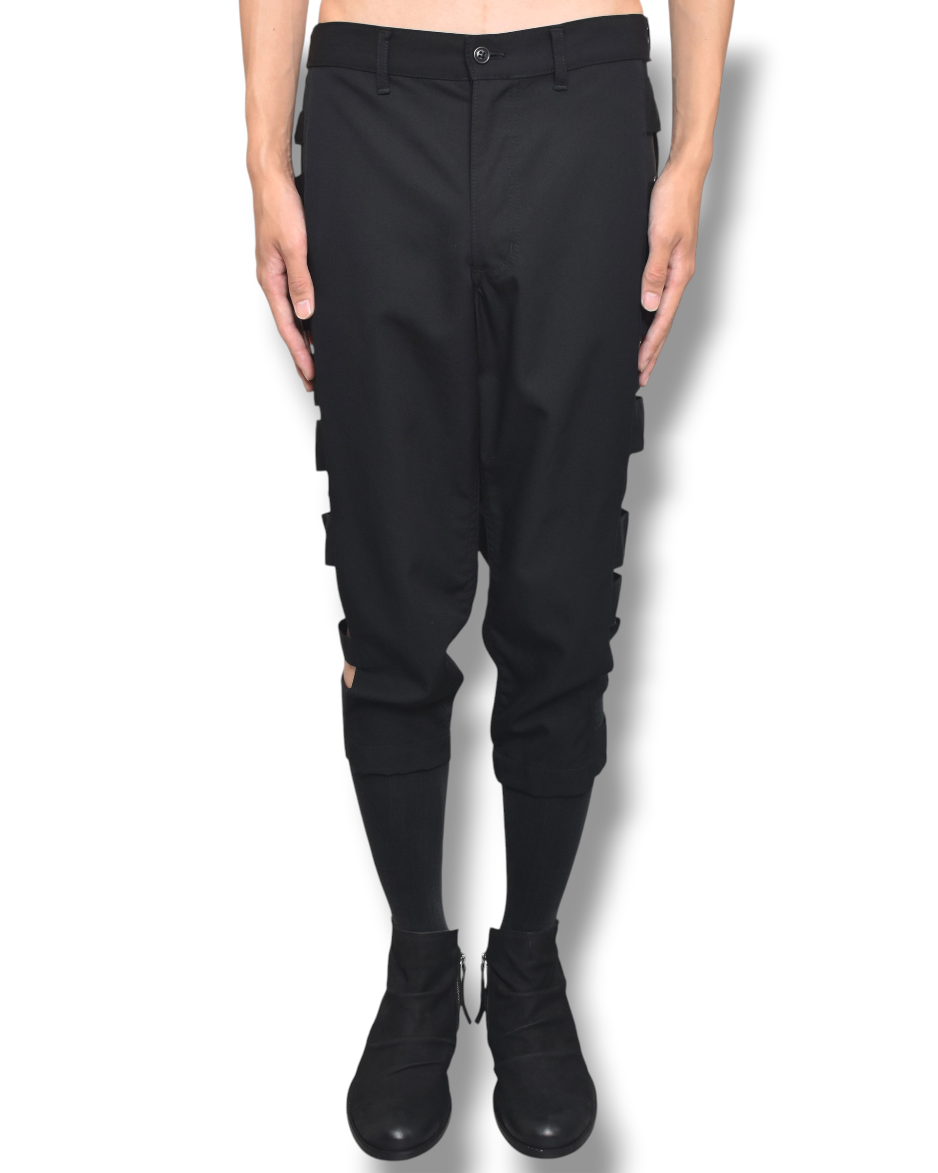 11ss COMME DES GARCONS HOMME PLUS side cutted slacks
