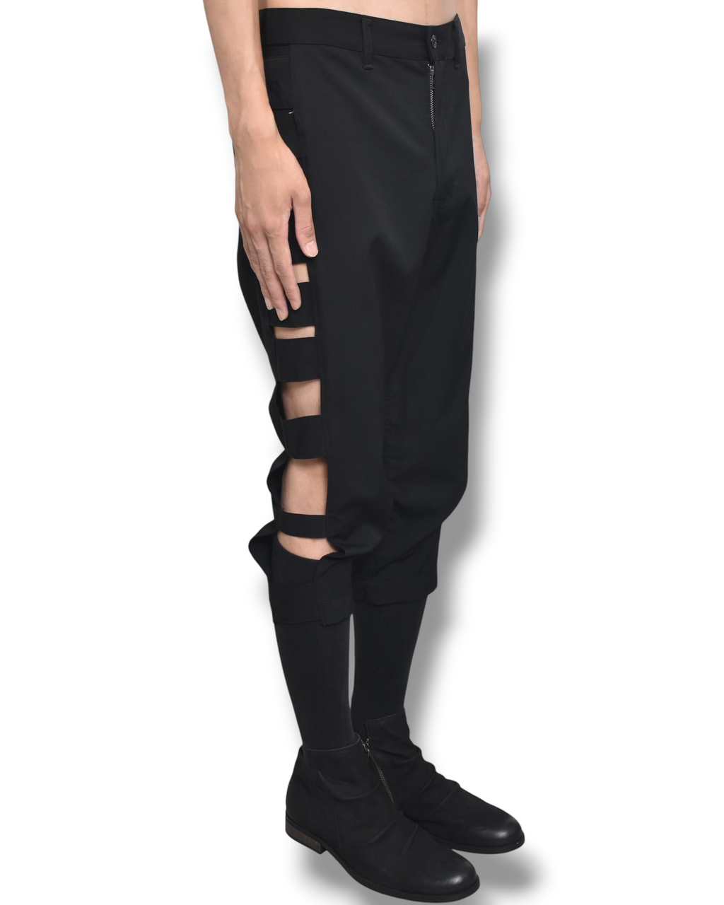 11ss COMME DES GARCONS HOMME PLUS side cutted slacks