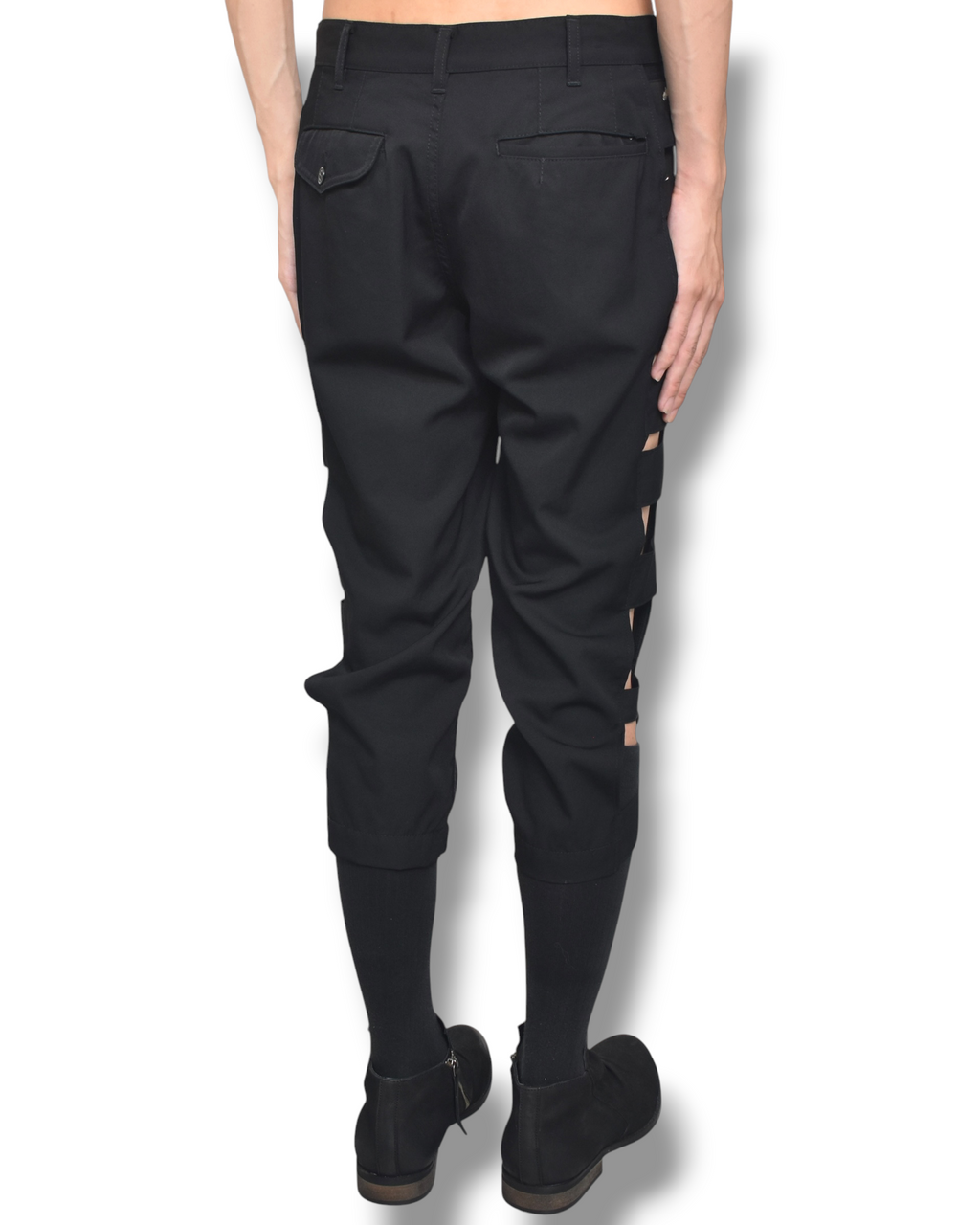 11ss COMME DES GARCONS HOMME PLUS side cutted slacks