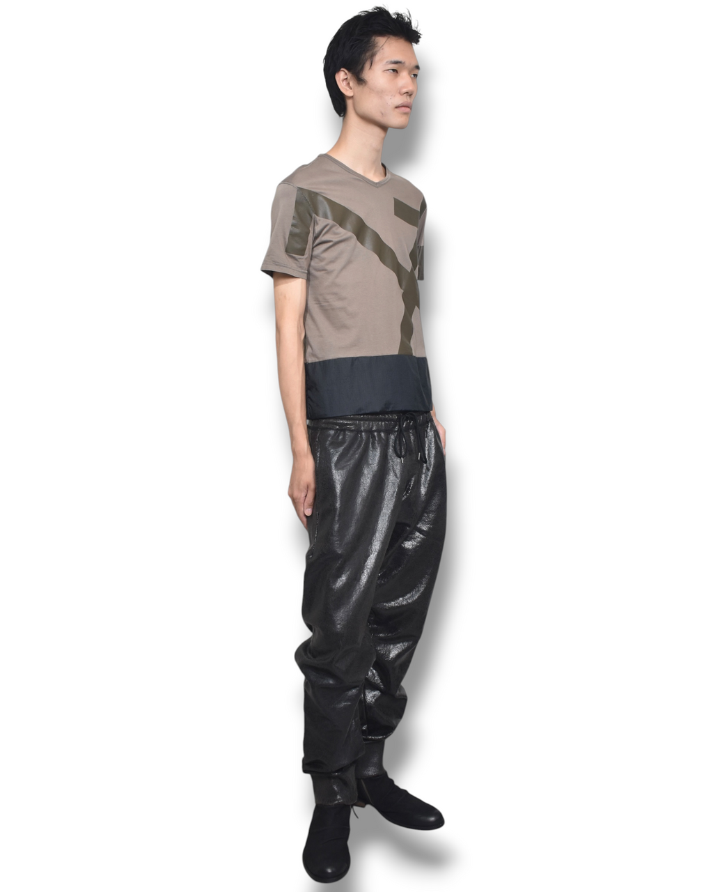 MASAKI MATSUSHIMA cross-printed T-shirt