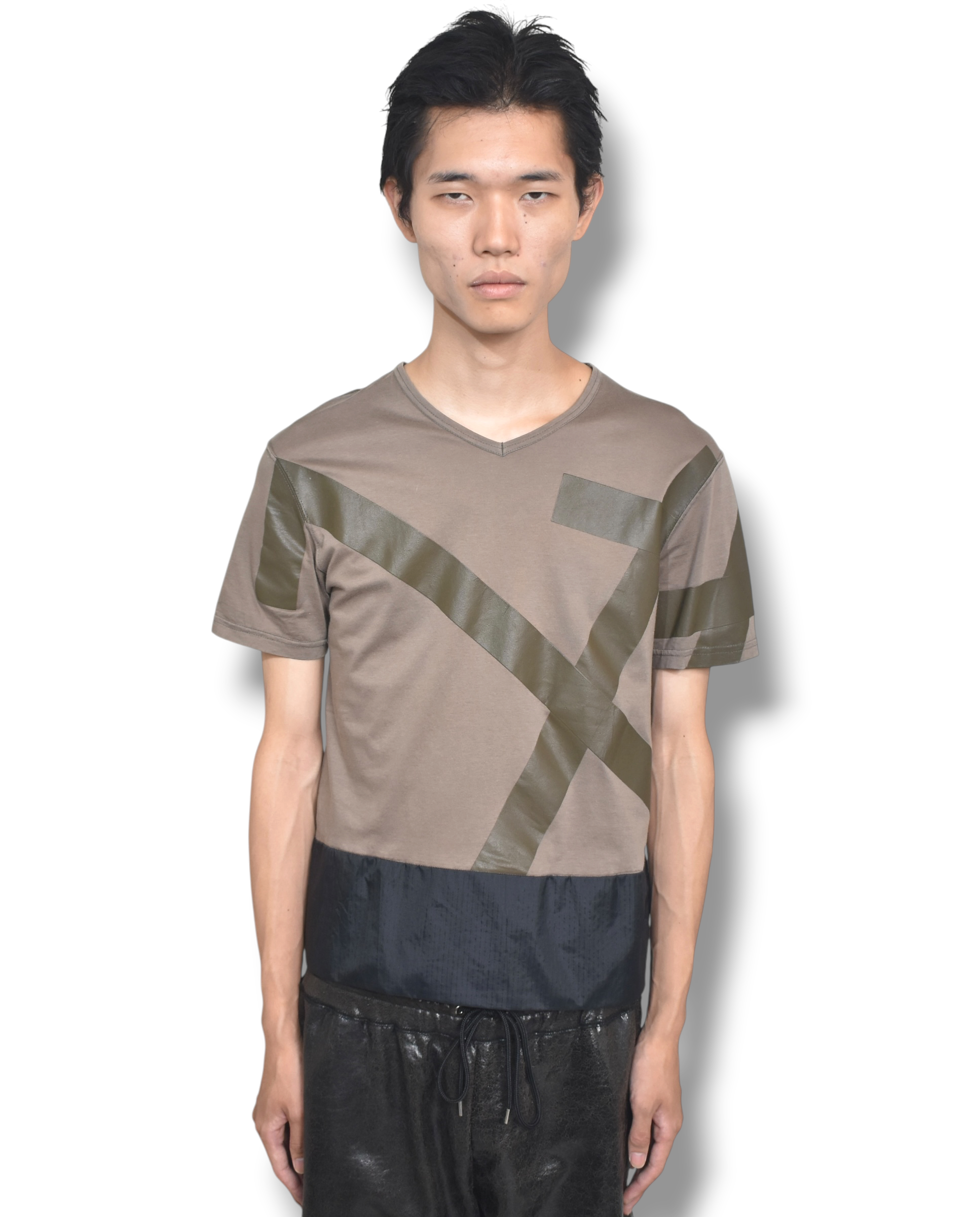 MASAKI MATSUSHIMA cross-printed T-shirt