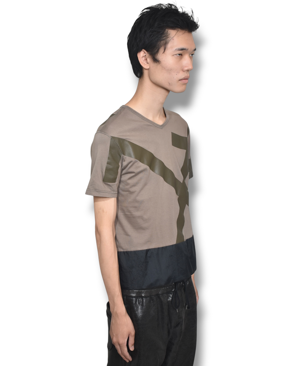 MASAKI MATSUSHIMA cross-printed T-shirt
