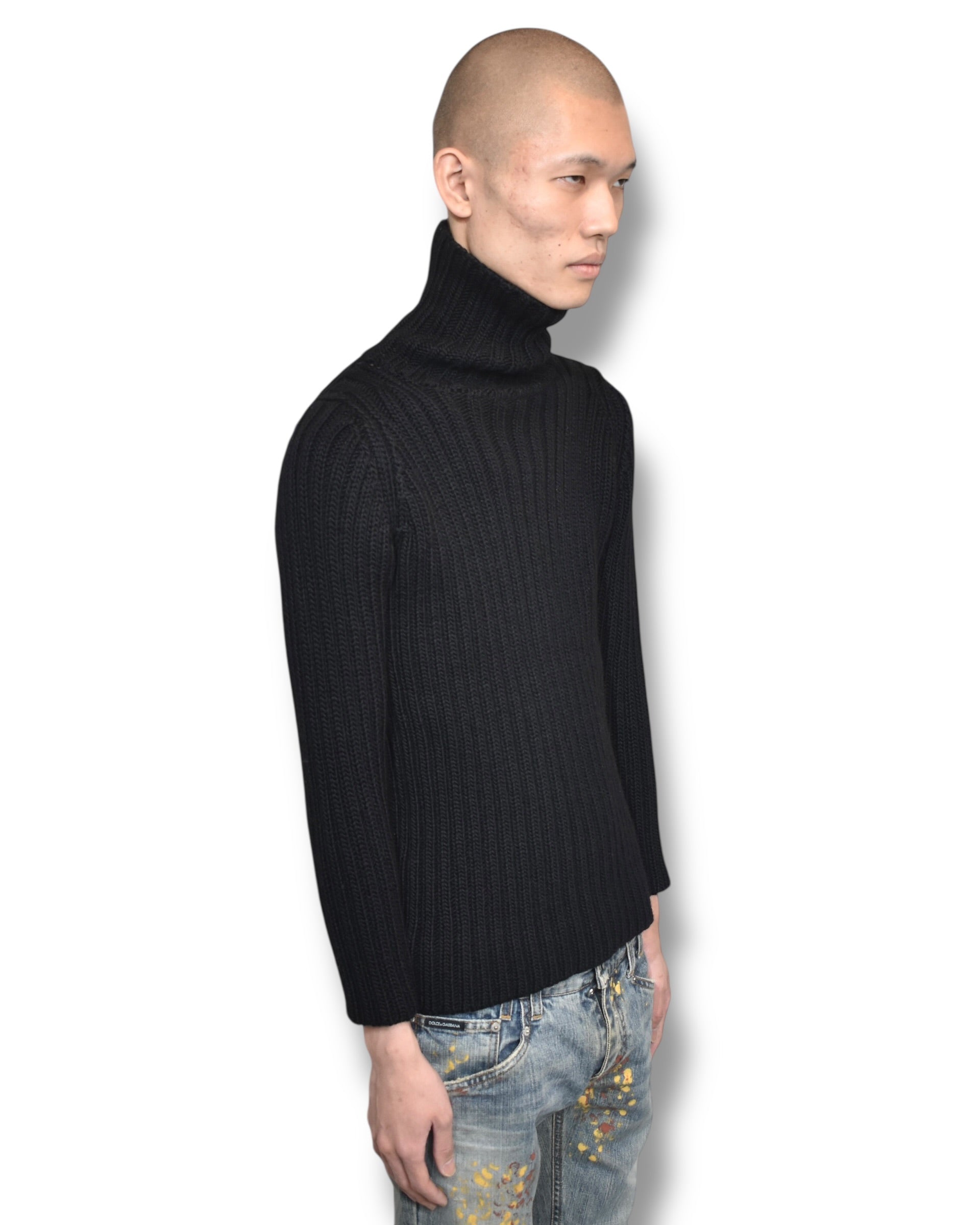 98AW JUNYA WATANABE high neck knit top