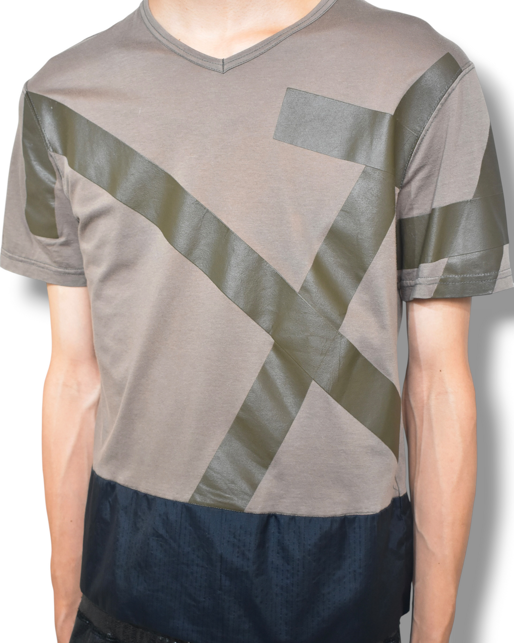 MASAKI MATSUSHIMA cross-printed T-shirt
