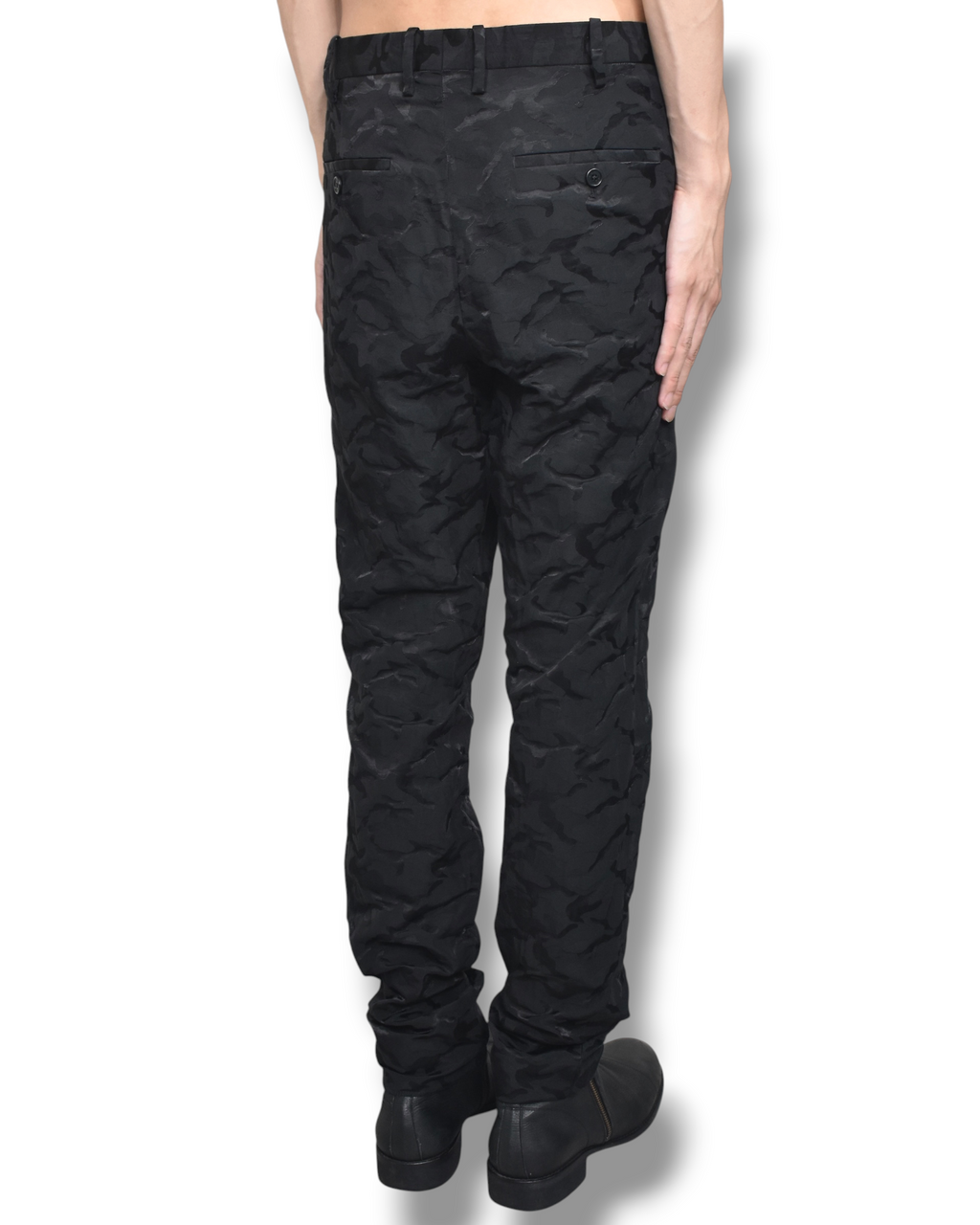 NEIL BARRETT dark camo slacks