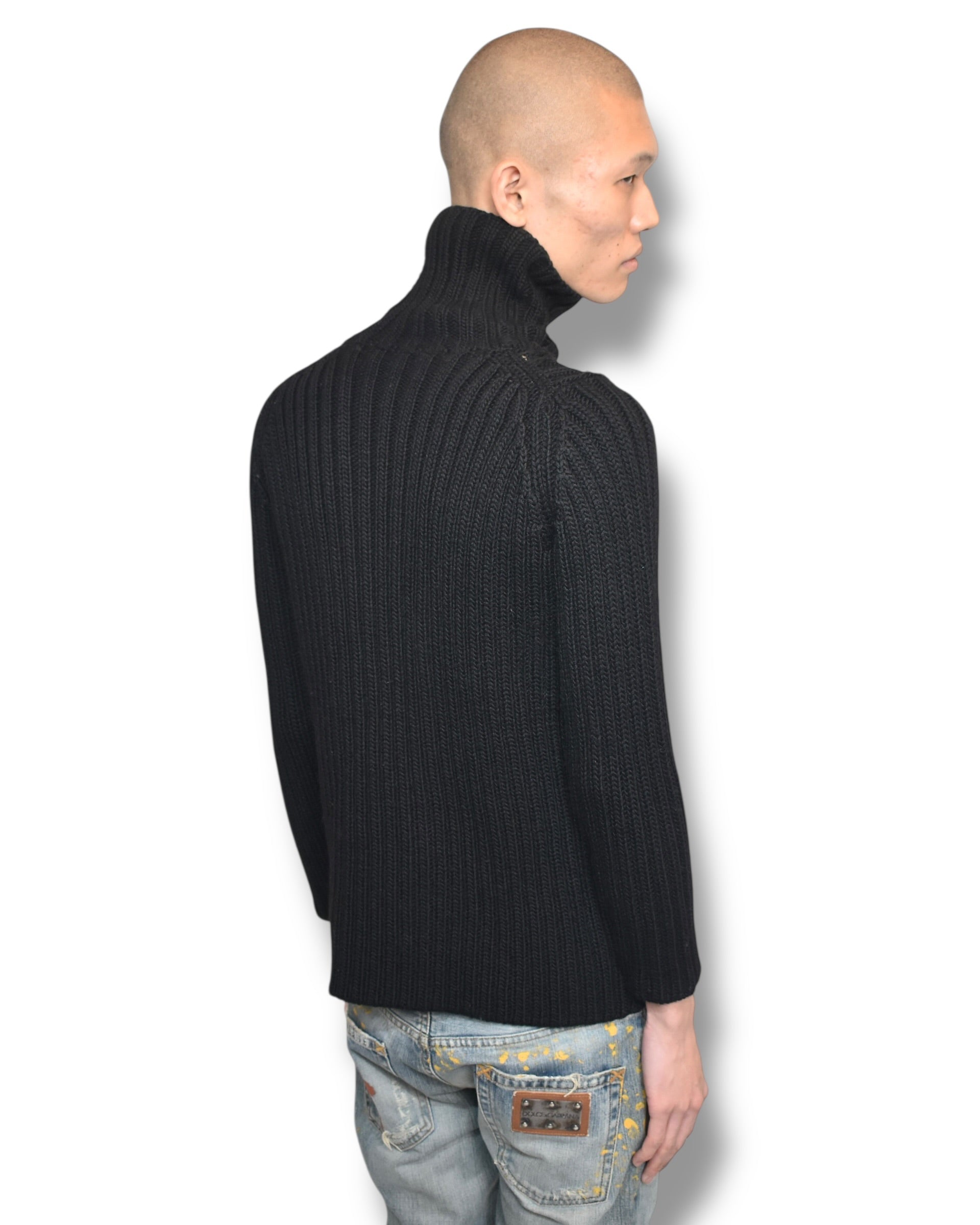 98AW JUNYA WATANABE high neck knit top
