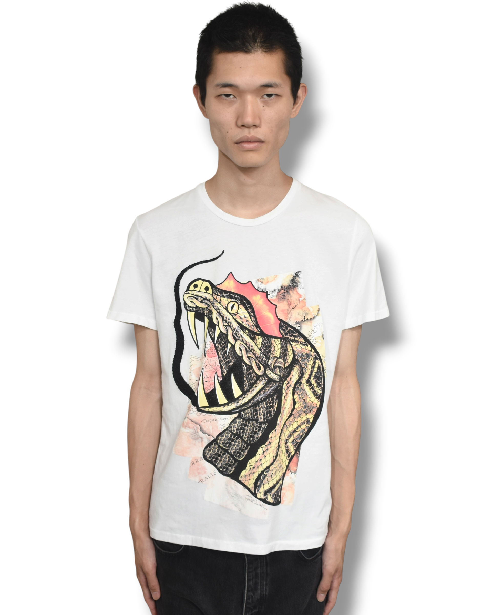 JUST CAVALLI snake T-shirt