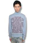 18aw CHRISTIAN DADA high-neck knit top
