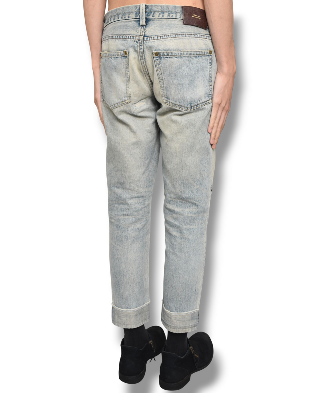 12aw UNDERCOVER faded denim pants