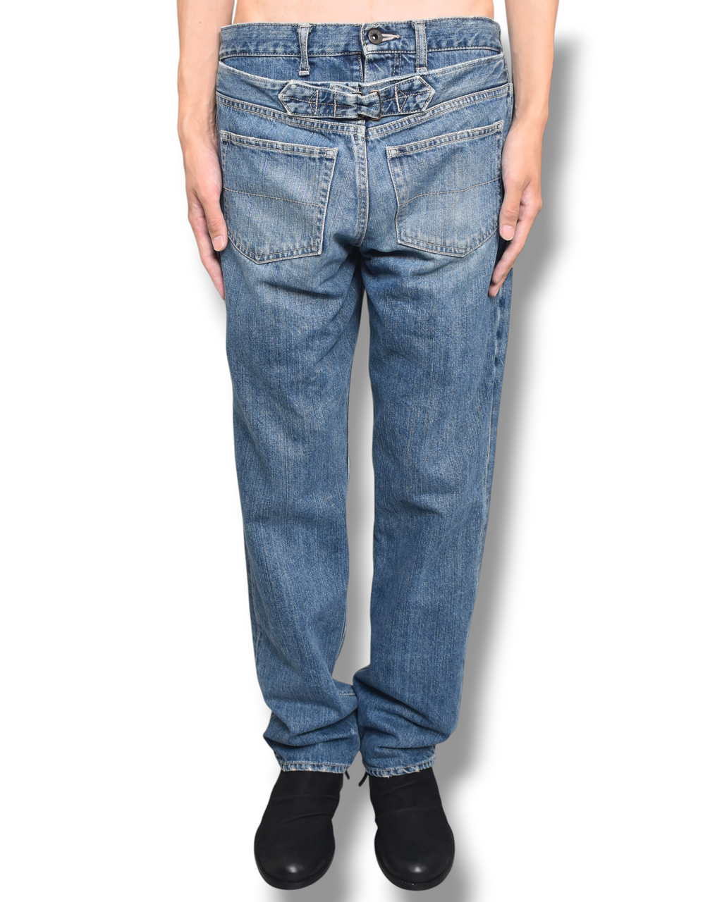 ANNEVALERIEHASH back-to-front denim pants