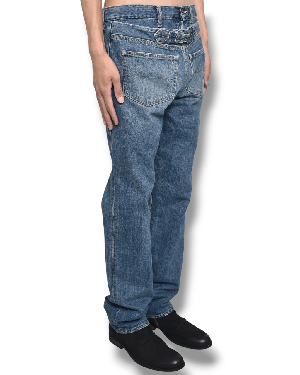 ANNEVALERIEHASH back-to-front denim pants