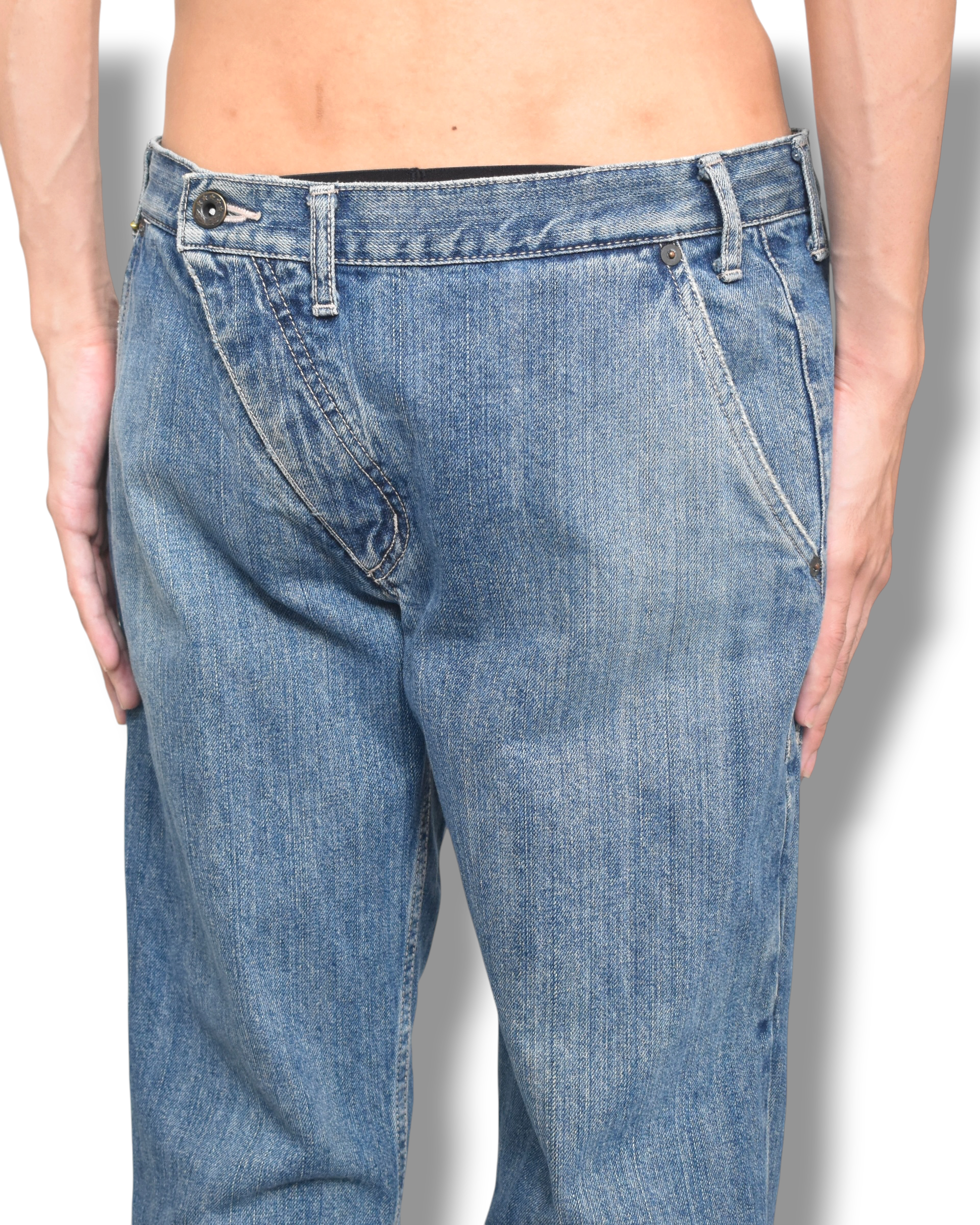 ANNEVALERIEHASH back-to-front denim pants