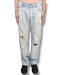 DOLCE&GABBANA  faded denim pants