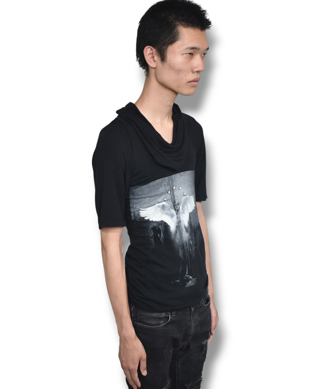 13ss GIVENCHY star studs tank top