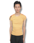DIRK BIKKEMBERGS rib knit T-shirt