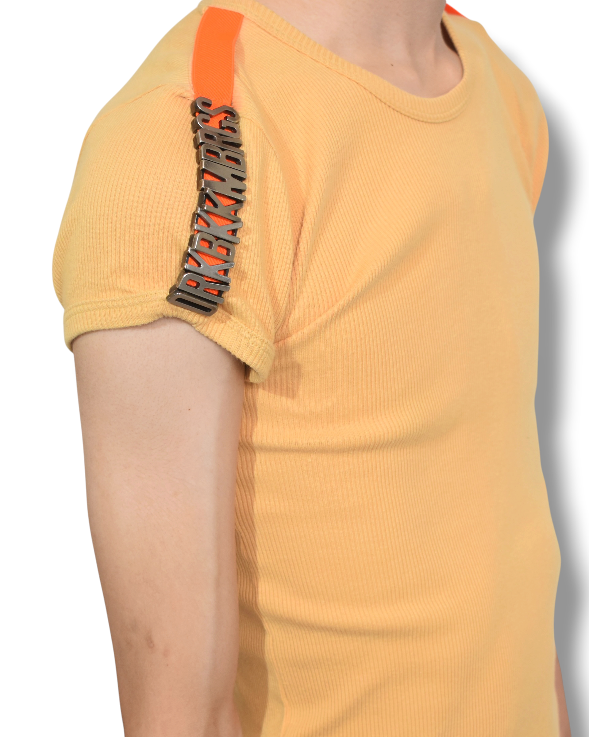 DIRK BIKKEMBERGS rib knit T-shirt