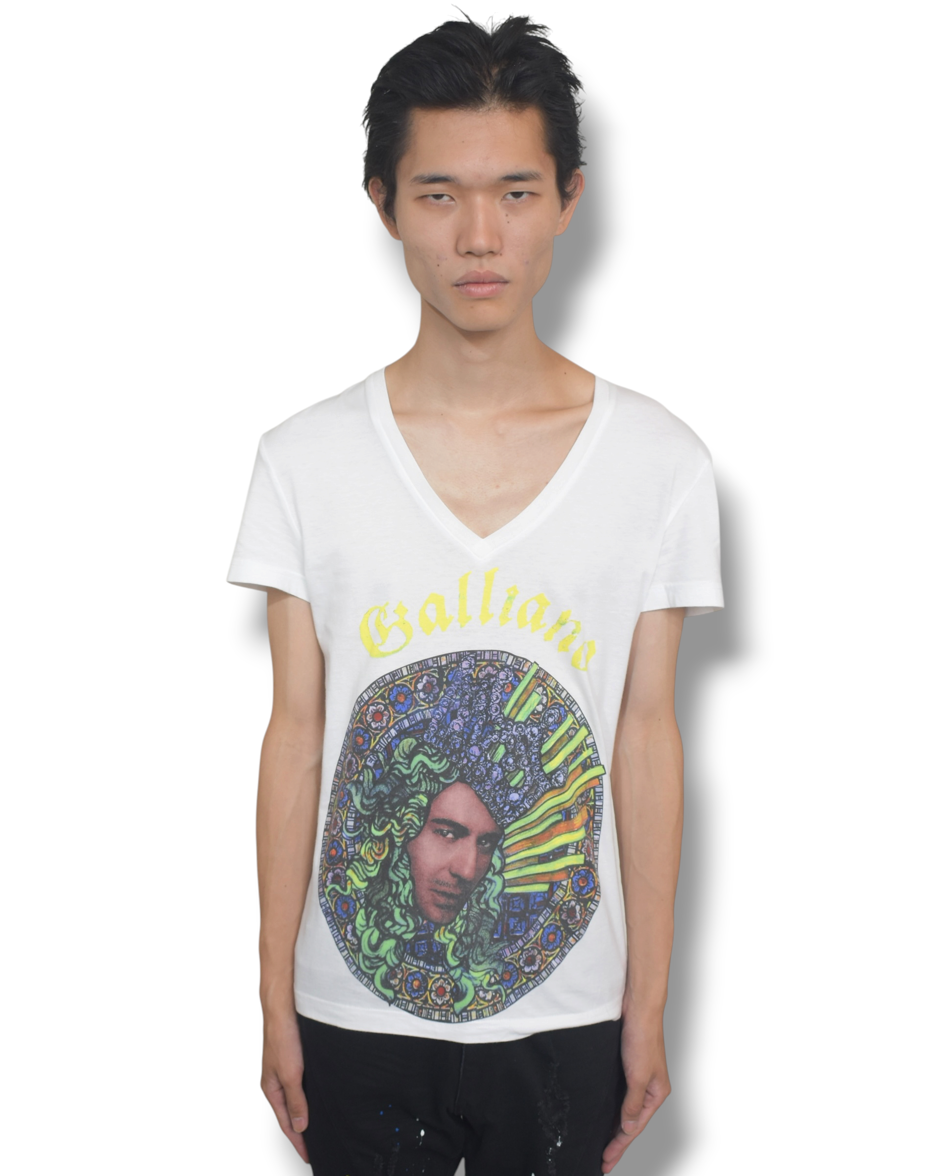 JOHN GALLIANO v-neck T-shirt