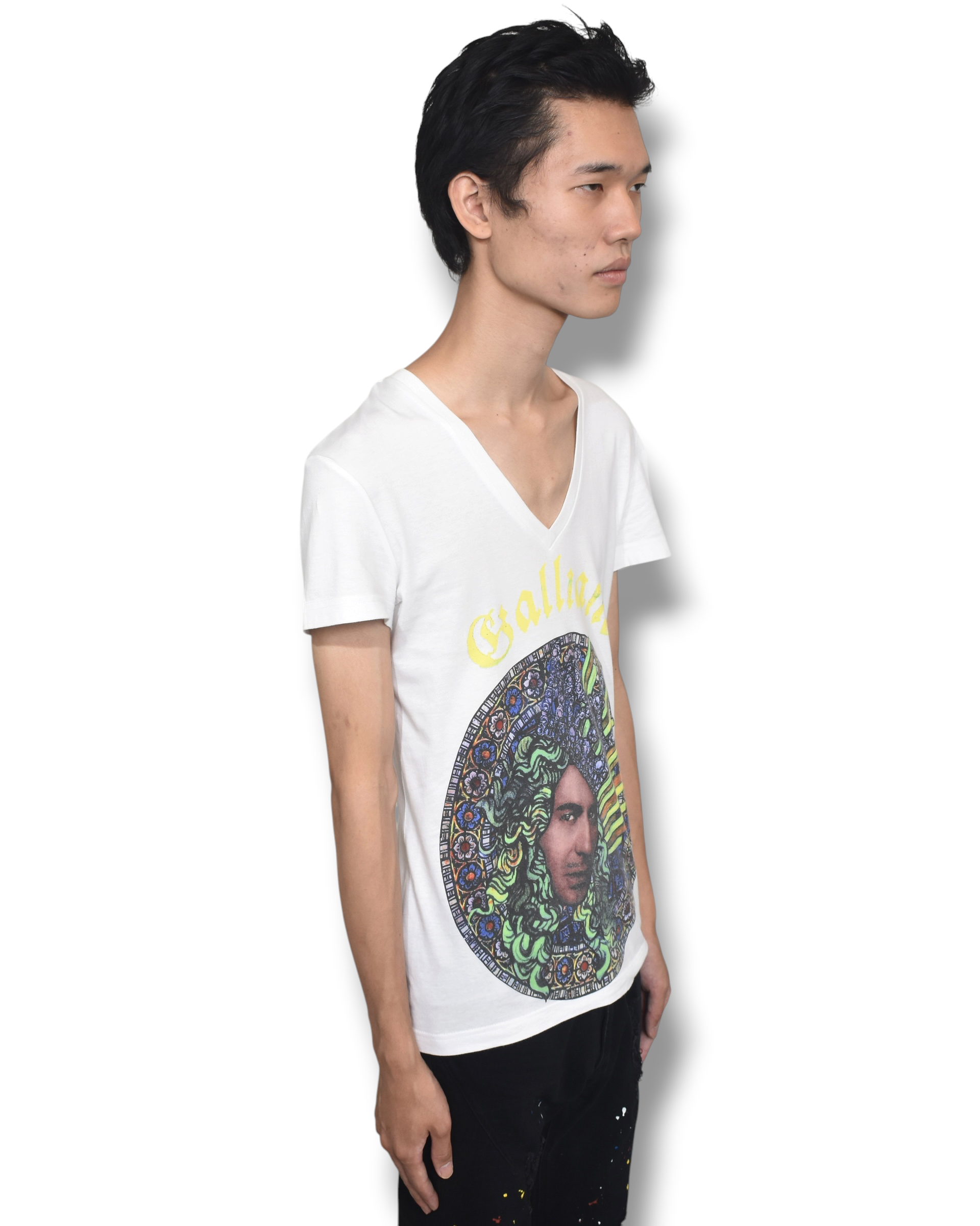 JOHN GALLIANO v-neck T-shirt