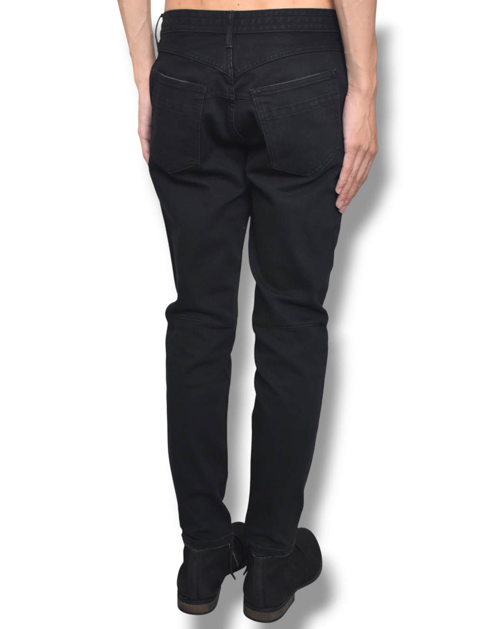 NUMBER NINE painted denim pants