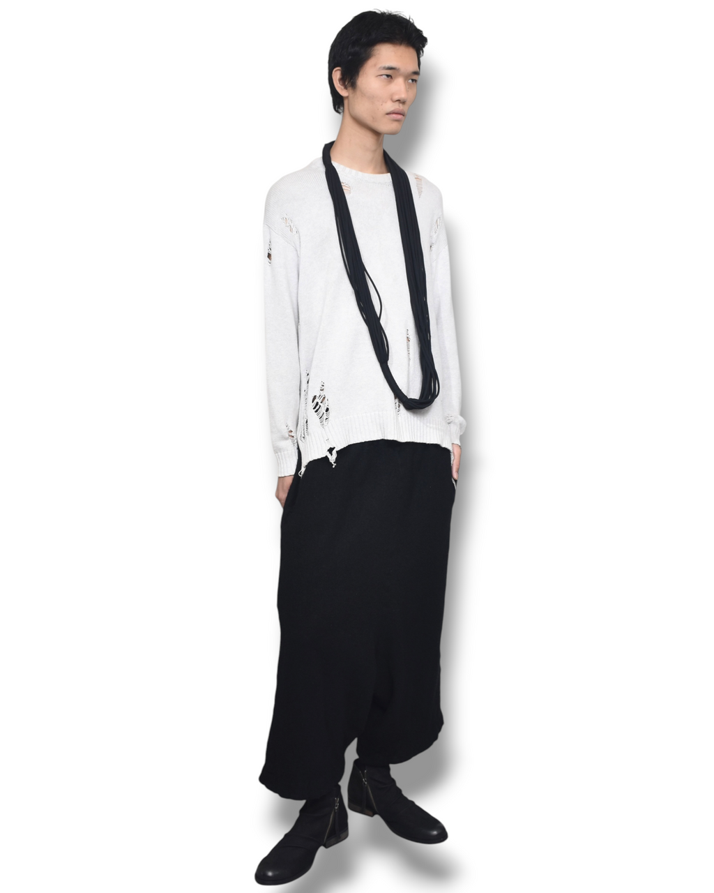 EMPORIO ARMANI strings scarf