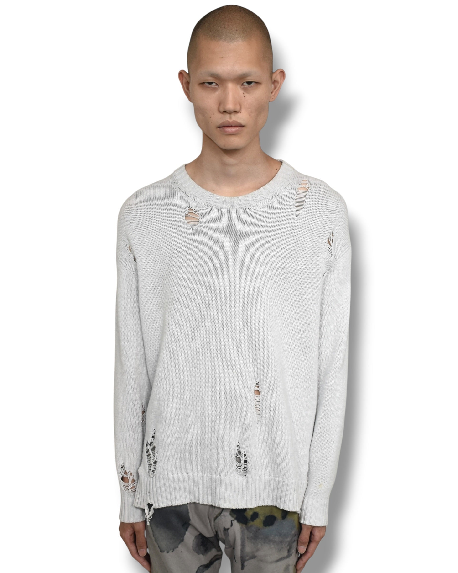 MIHARA YASUHIRO damaged knit top