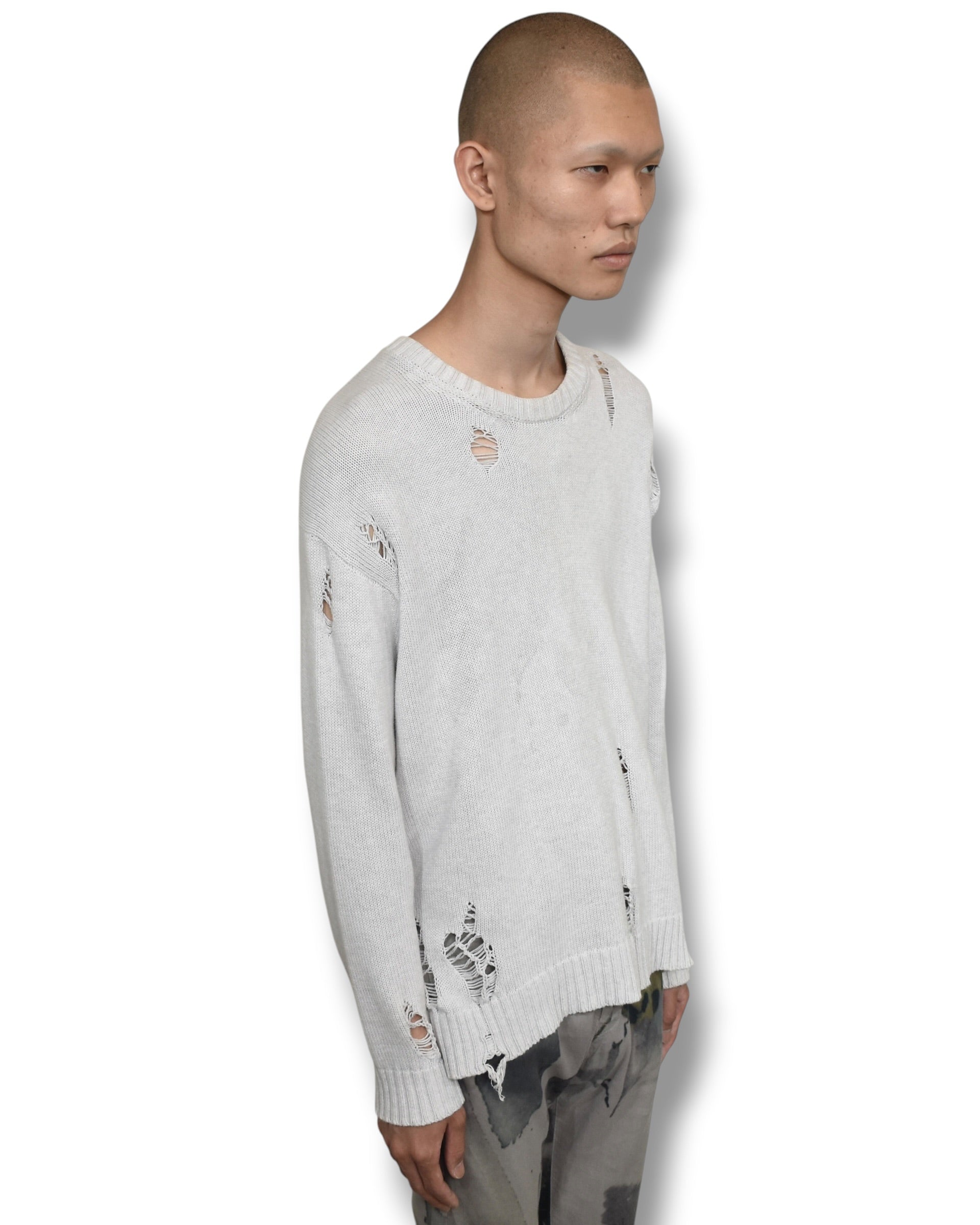 MIHARA YASUHIRO damaged knit top