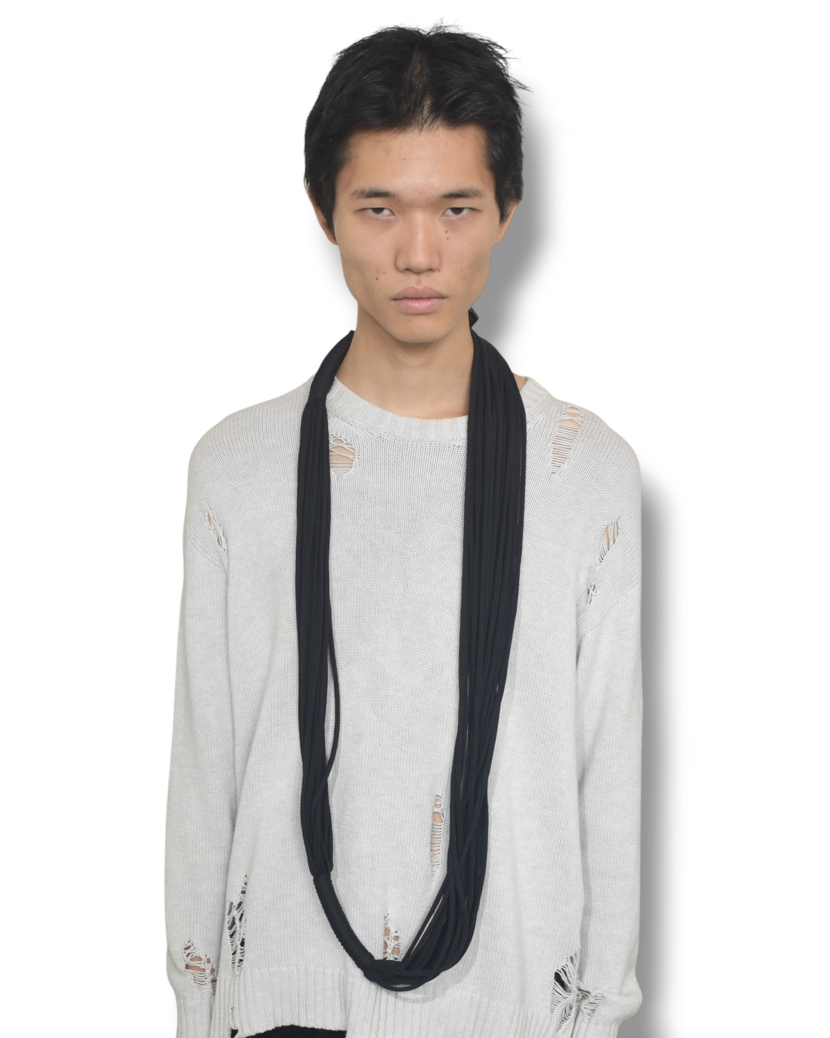 EMPORIO ARMANI strings scarf