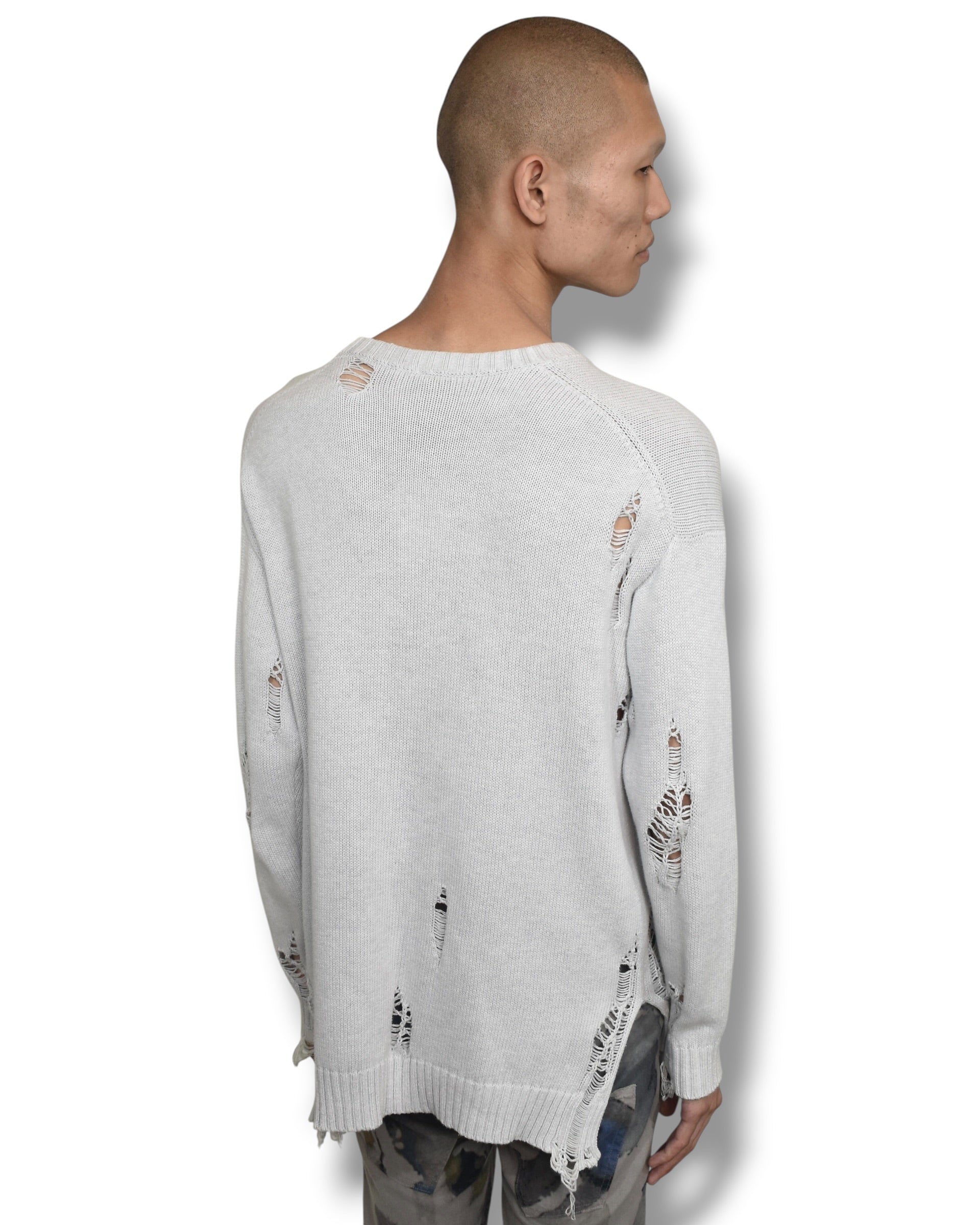 MIHARA YASUHIRO damaged knit top