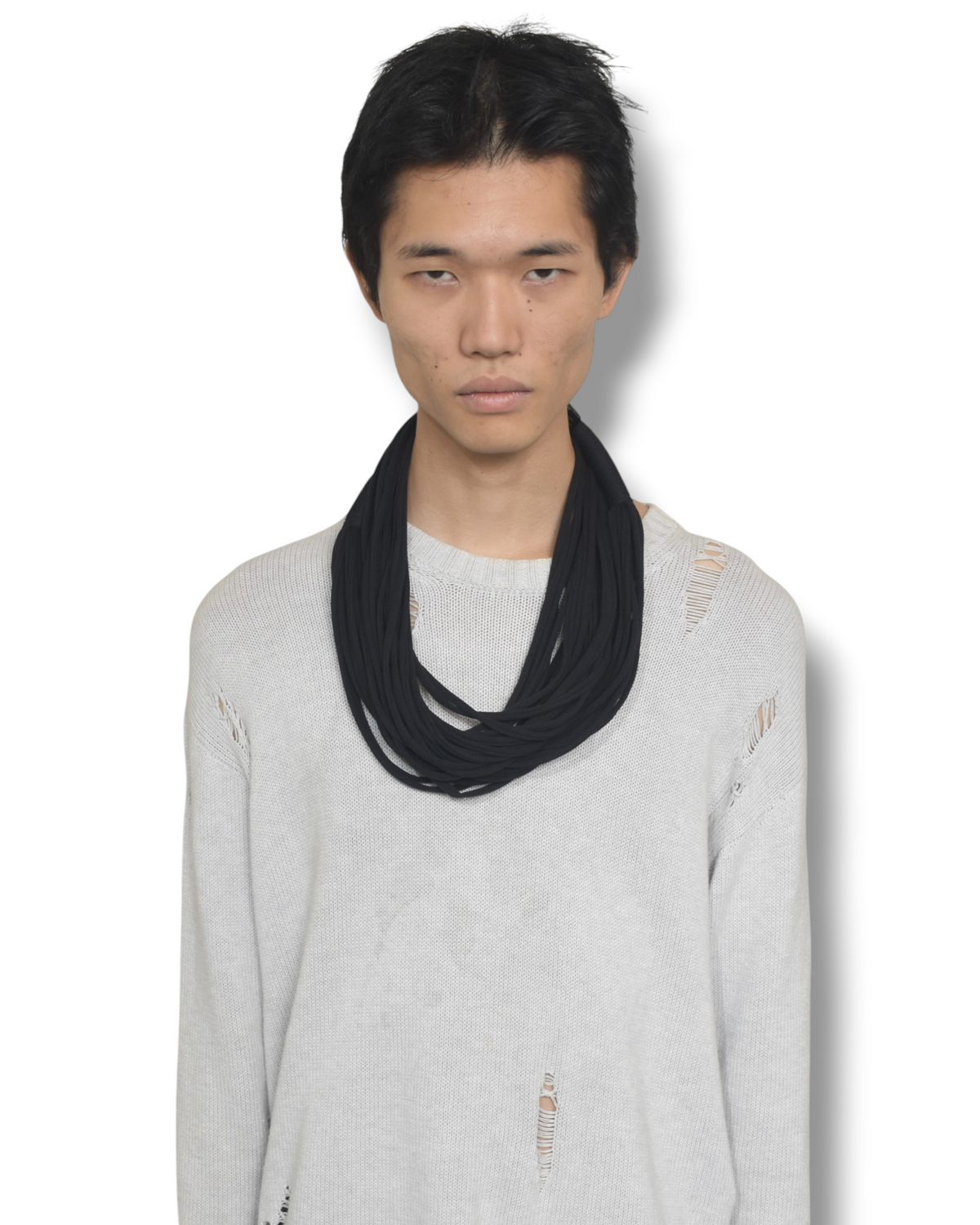 EMPORIO ARMANI strings scarf