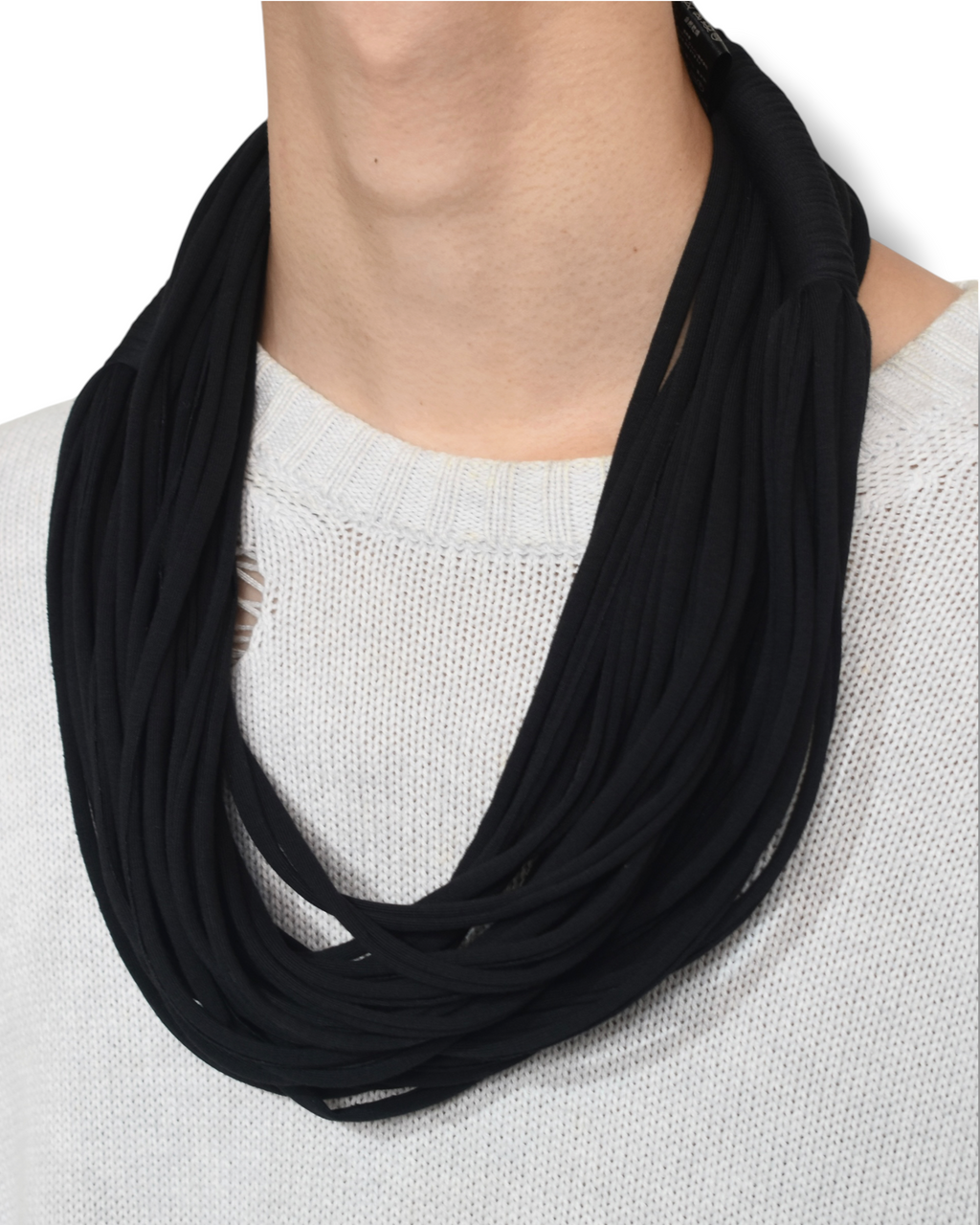 EMPORIO ARMANI strings scarf