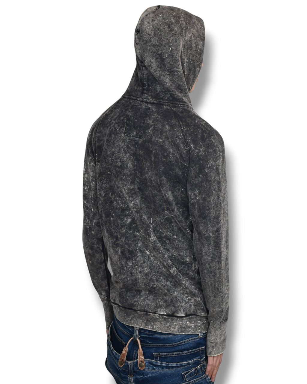 JUVENILEHALLROLLCALL faded zip up hoodie