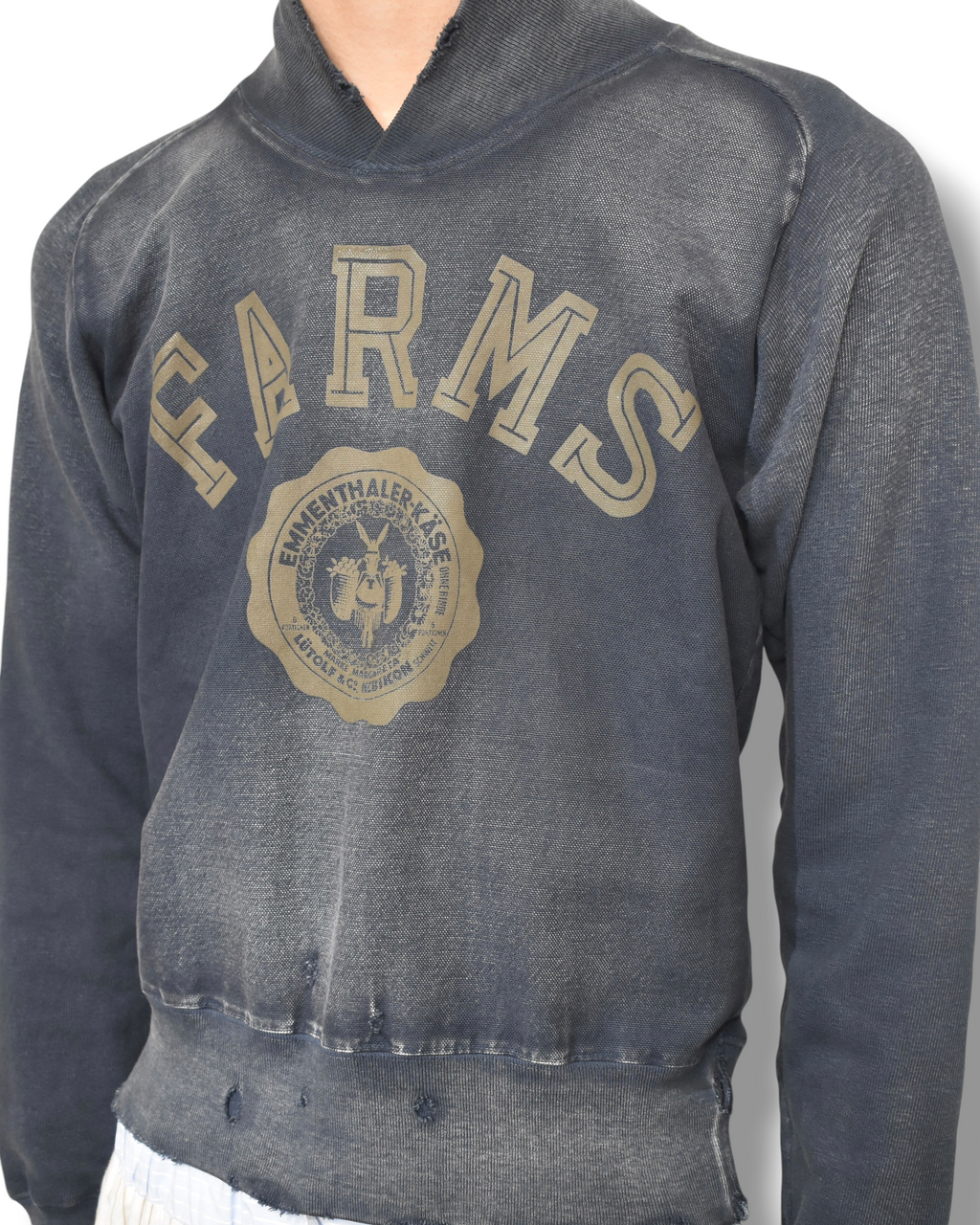 KAPITAL "farms" boro sweat top