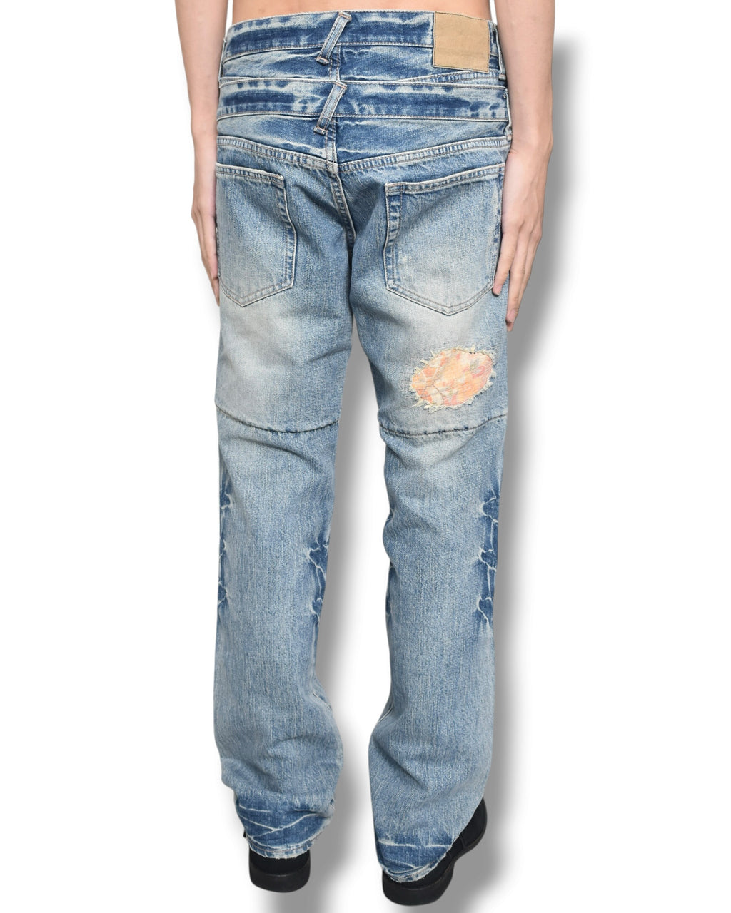 PPFM double-waist denim pants