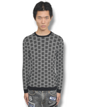 EMPORIO ARMANI waffle knit top