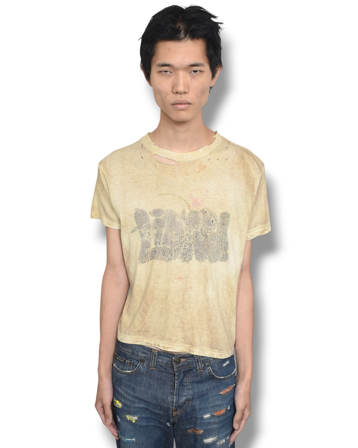 NOZOMI ISHIGURO distressed T-shirt