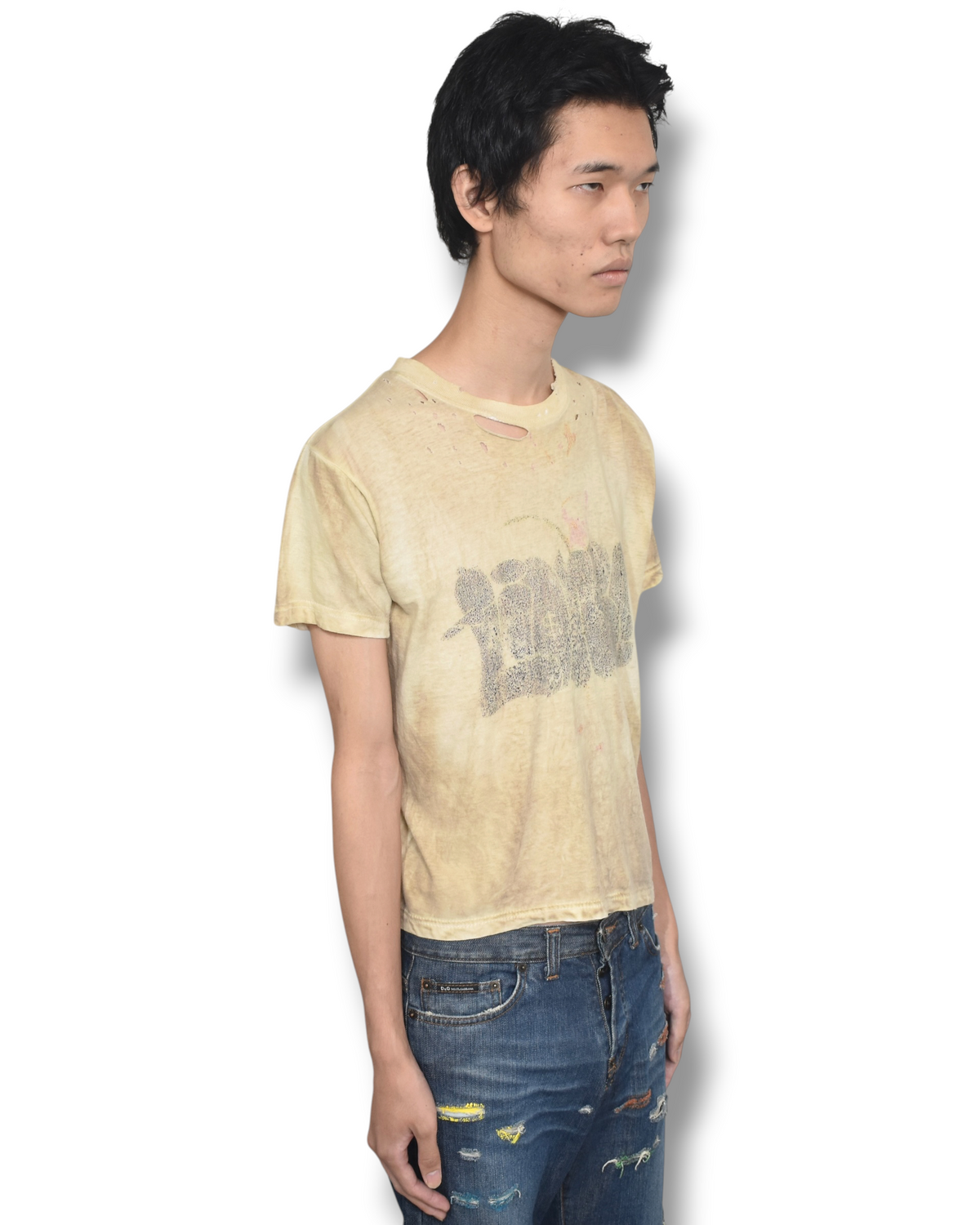 NOZOMI ISHIGURO distressed T-shirt