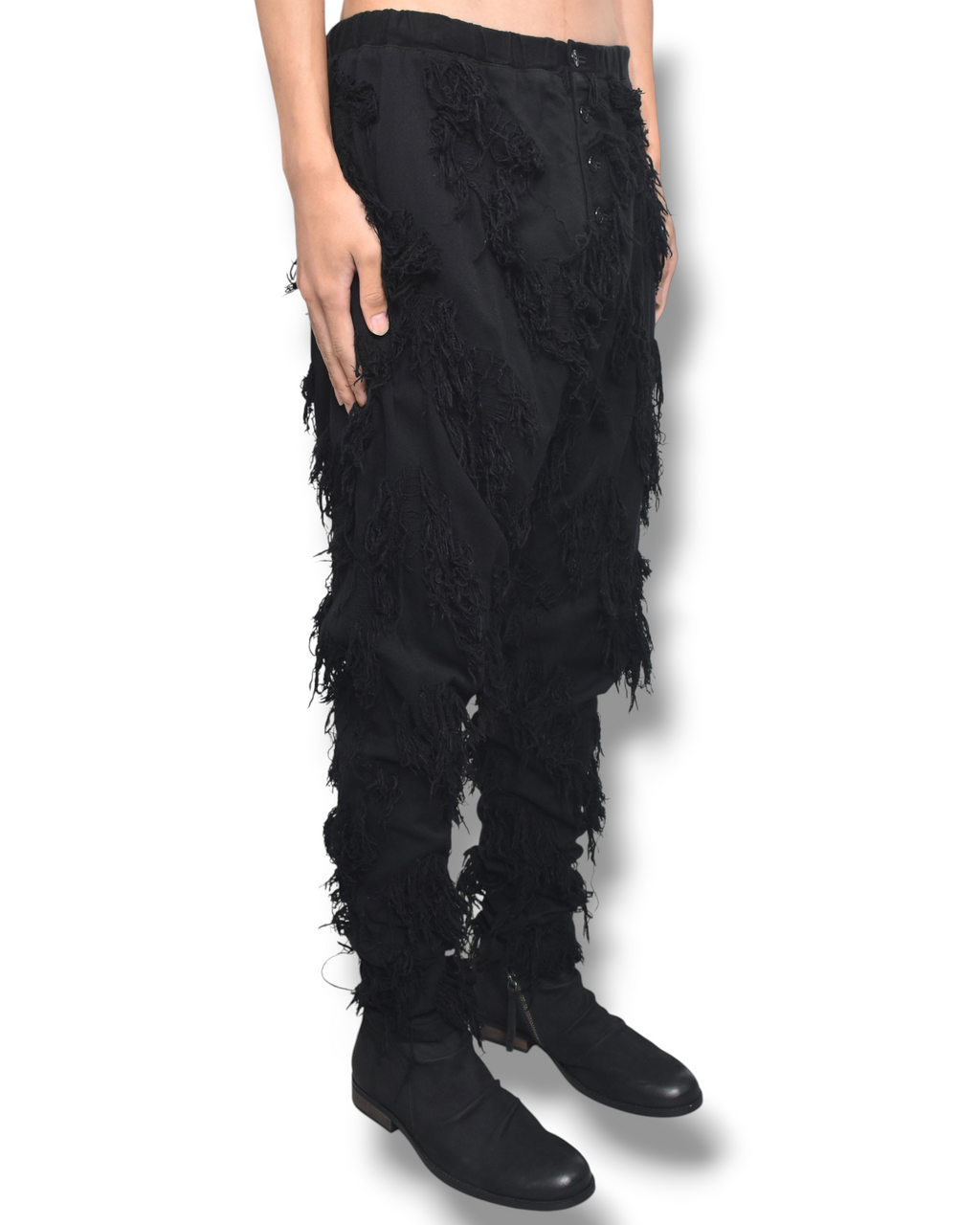 LIMI FEU shaggy sarouel pants