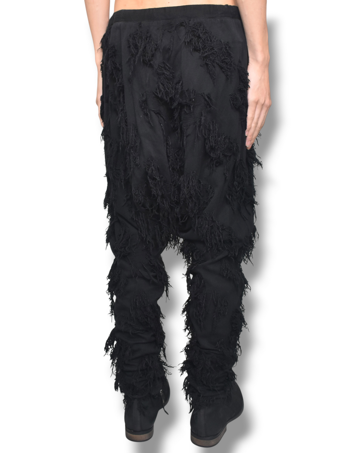 LIMI FEU shaggy sarouel pants