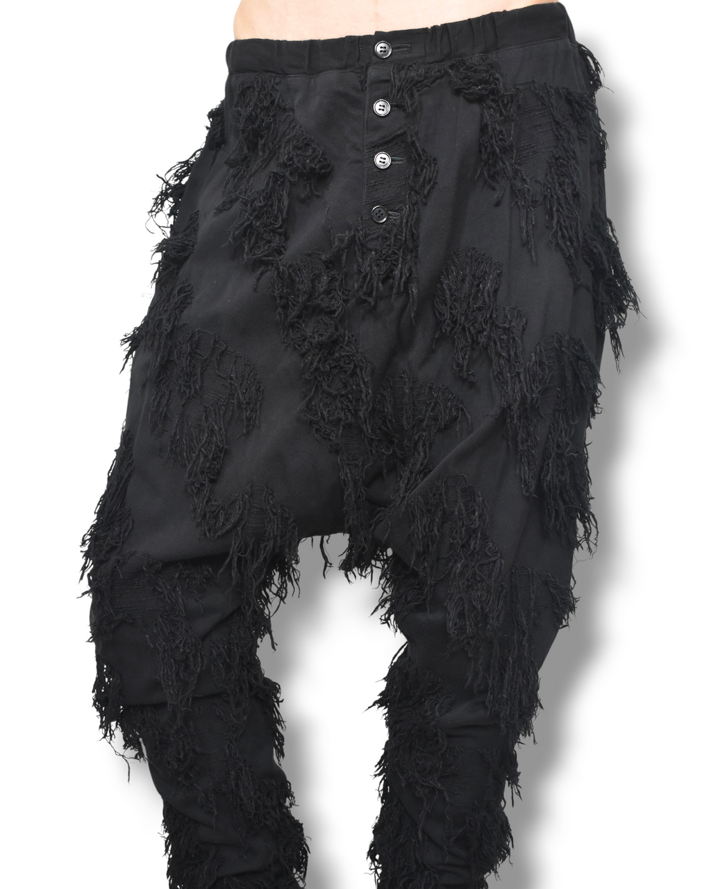 LIMI FEU shaggy sarouel pants
