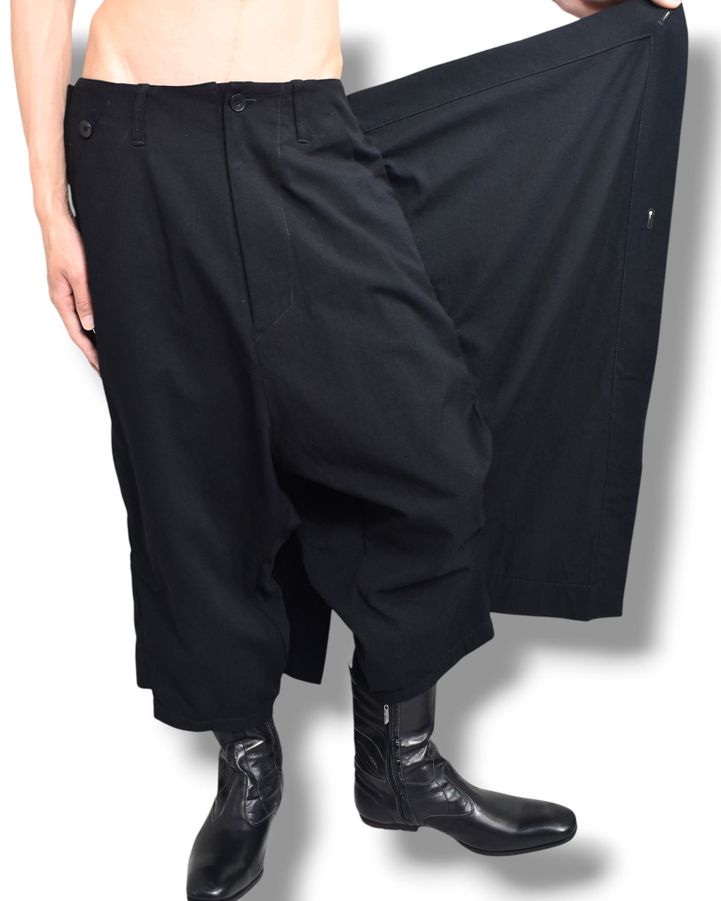 JULIUS wrapped sarouel pants