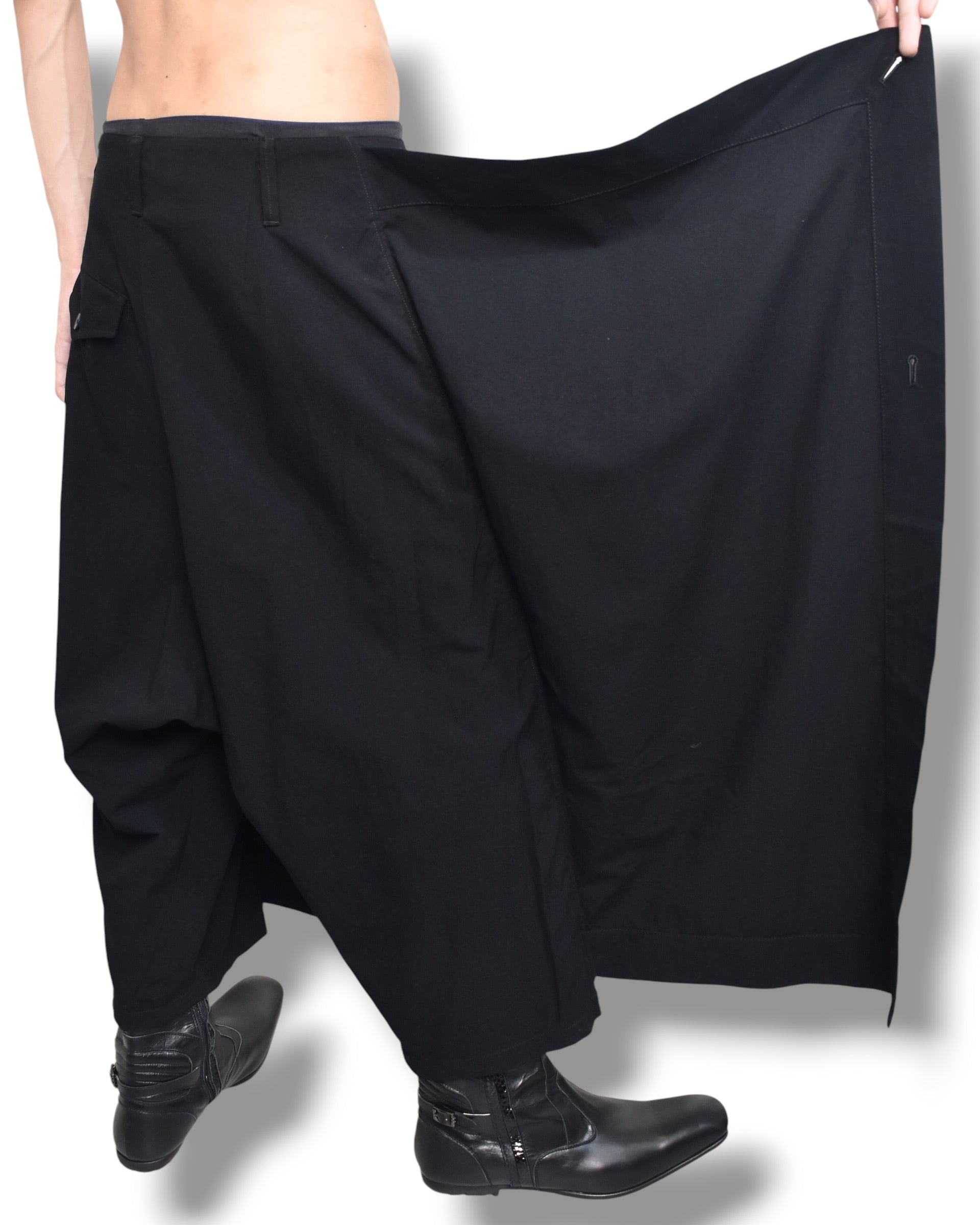 JULIUS wrapped sarouel pants