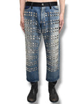16ss JUNYA WATANABE studs cropped denim pants